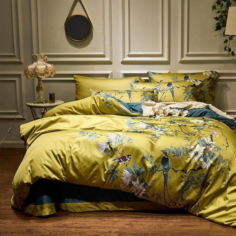 Bohemian Orient Duvet Cover Set - 100% Egyptian Cotton, 500 TC, King & Queen Sizes