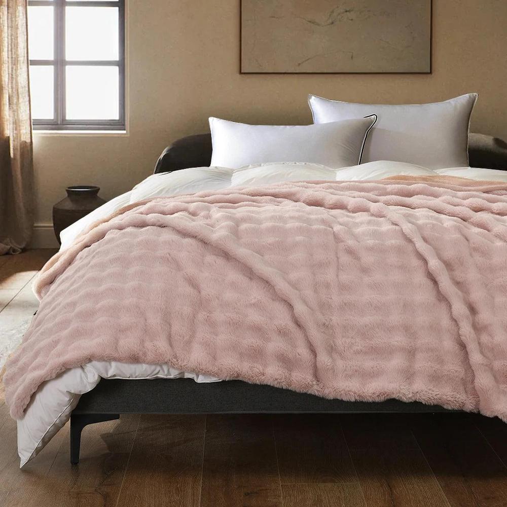 CozySoft Plush Fluffy Blanket - Soft, Versatile Couch & Bed Decor