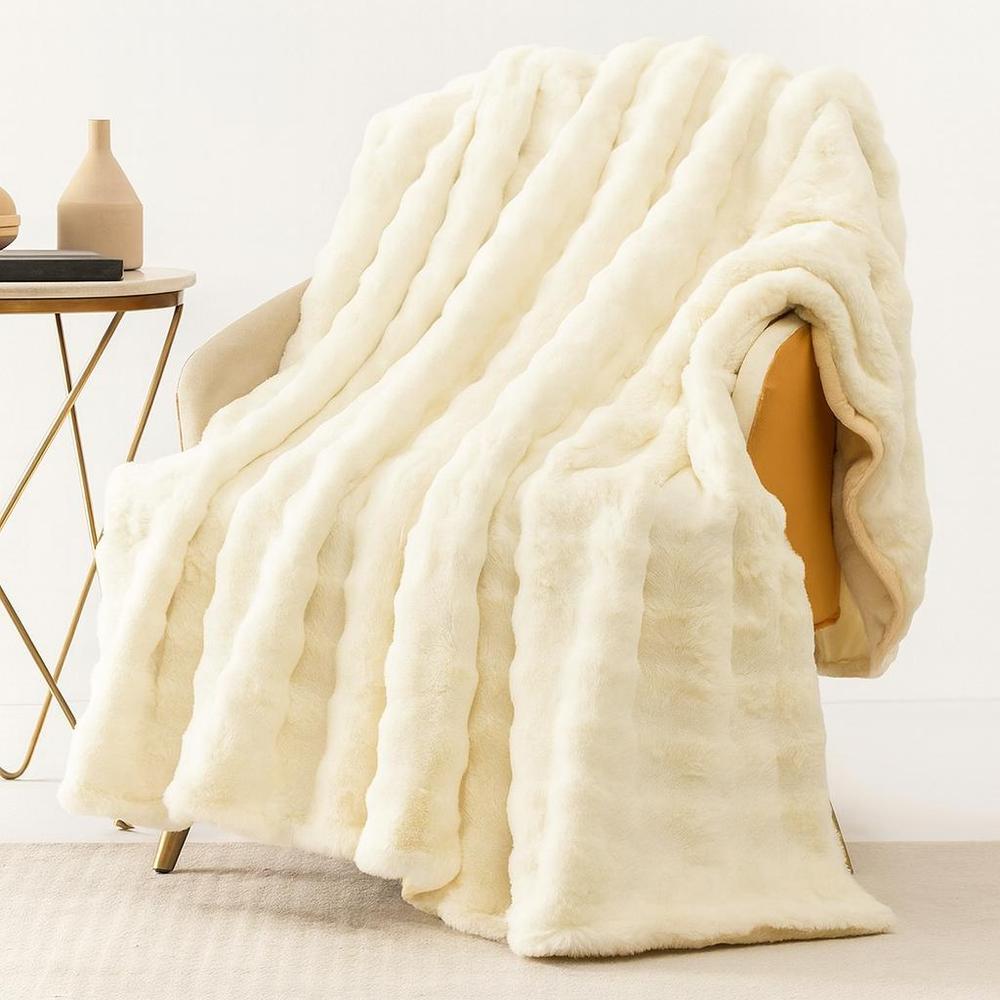CozySoft Plush Fluffy Blanket - Soft, Versatile Couch & Bed Decor