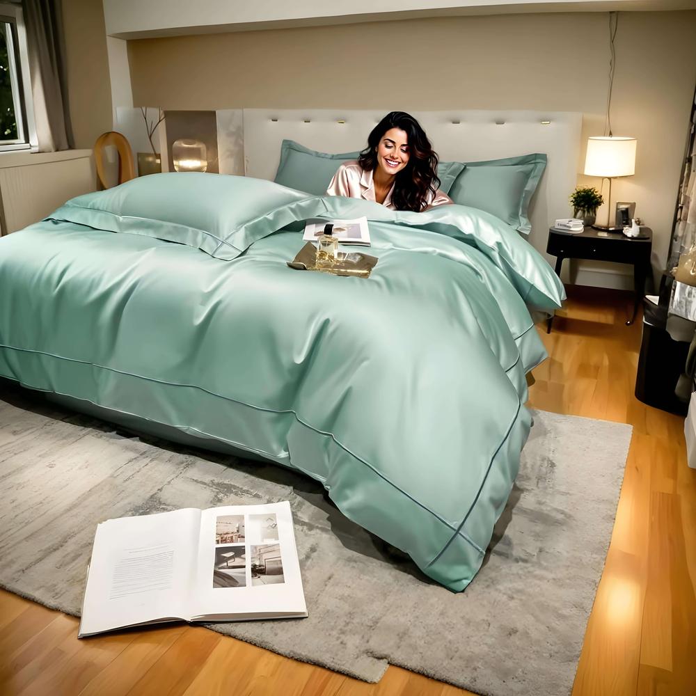 Luxury Egyptian Cotton Bedding Set with Duvet Cover & Pillowcases
