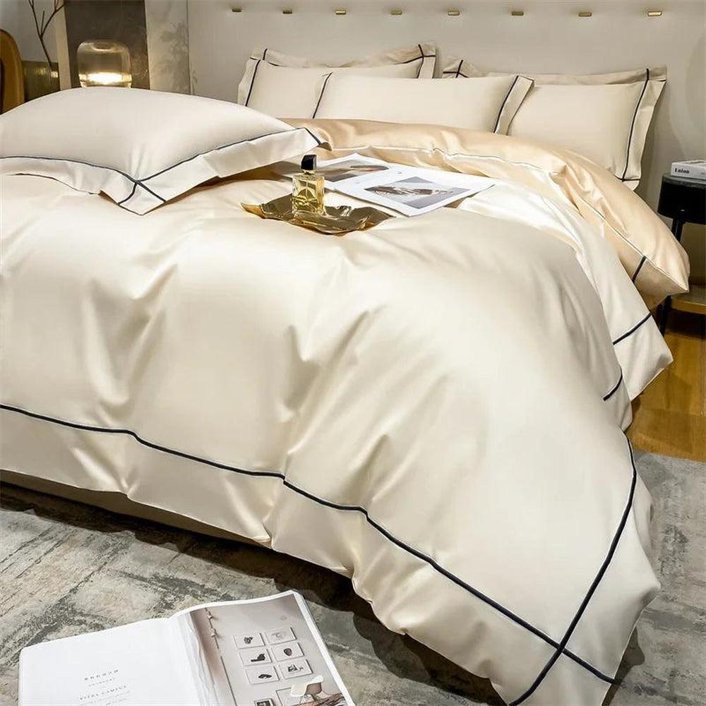 Luxury Egyptian Cotton Bedding Set with Duvet Cover & Pillowcases