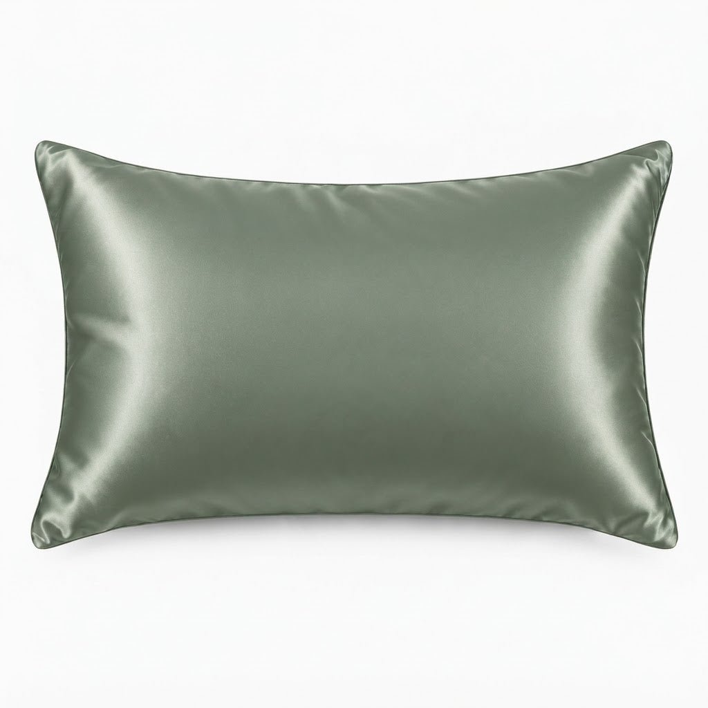 30 Momme Mulberry Silk Pillowcase with Hidden Zipper for Hair
