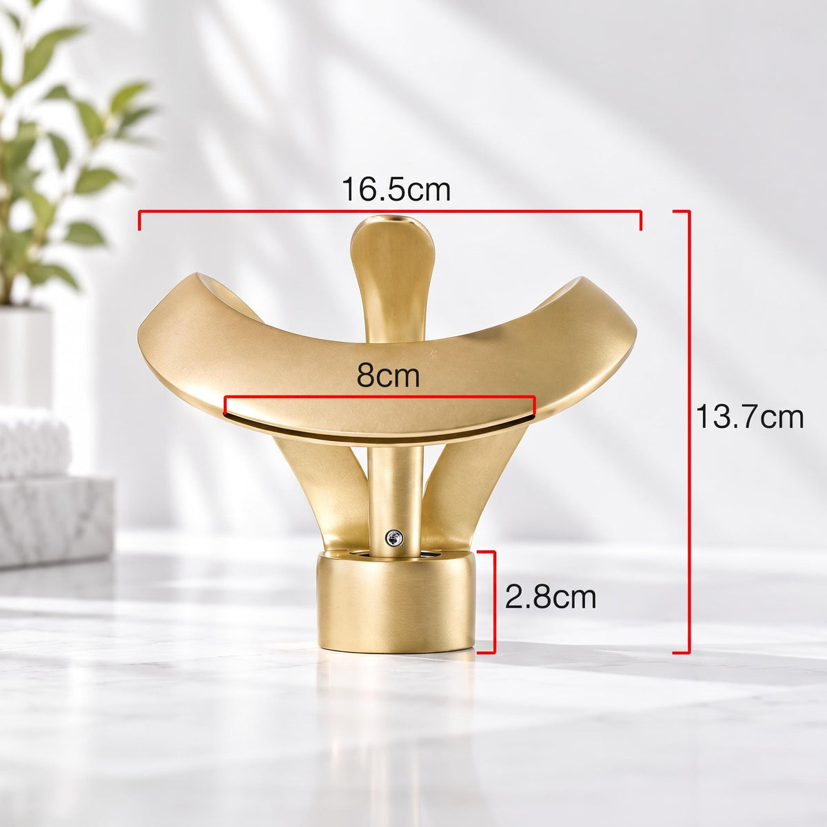 Waterfall Basin Mixer Tap – Solid Brass Modern Bathroom Sink Faucet