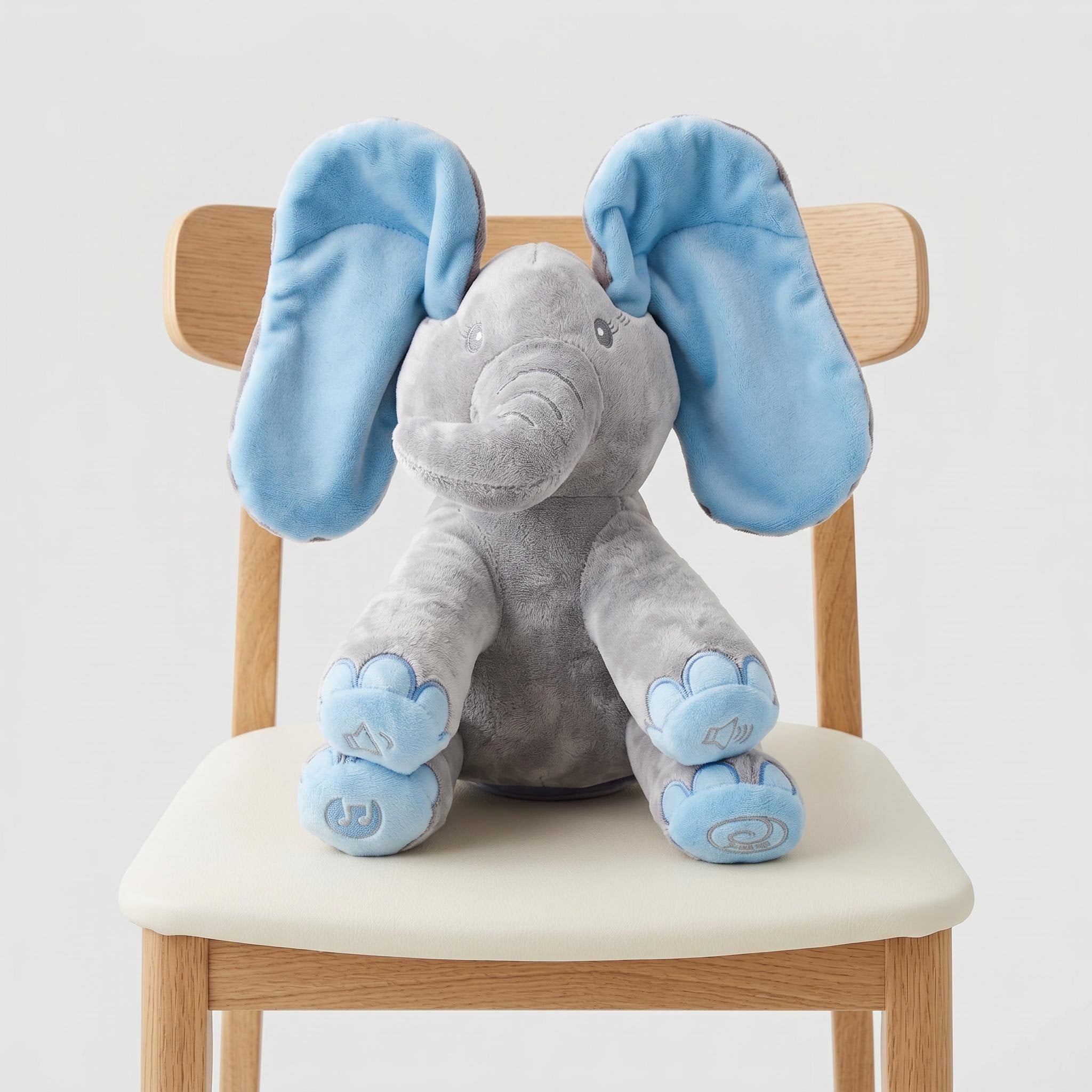 Animated Elephant Plush Toy for Interactive Play