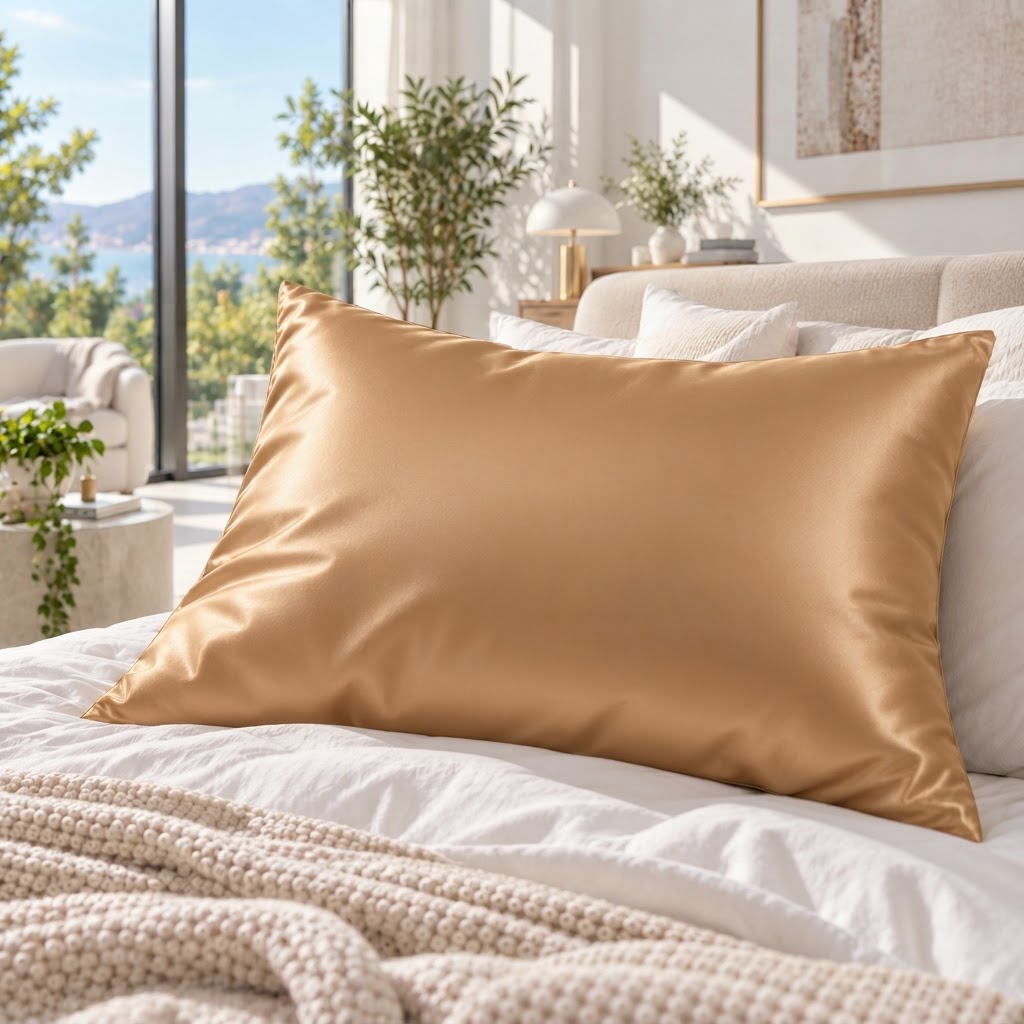 22 Momme Mulberry Silk Pillowcase for Hair with Envelope Closure