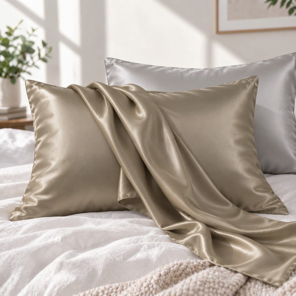 22 Momme Mulberry Silk Pillowcase for Hair with Envelope Closure