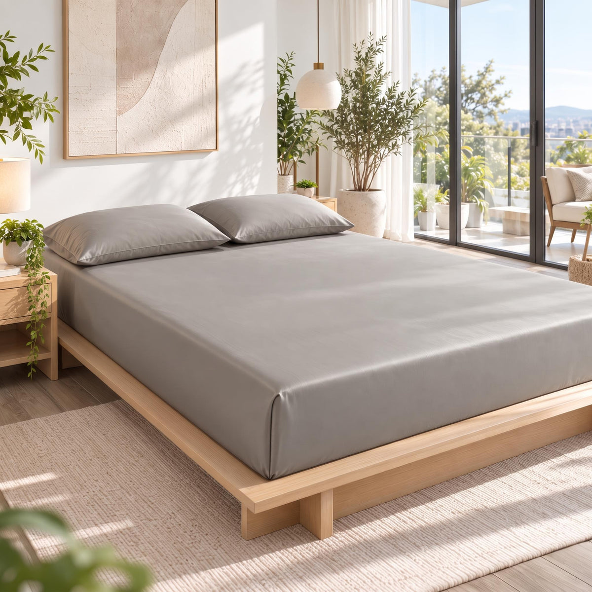 100% Pure Mulberry Silk Fitted Sheet - Grade A Deep With Pocket