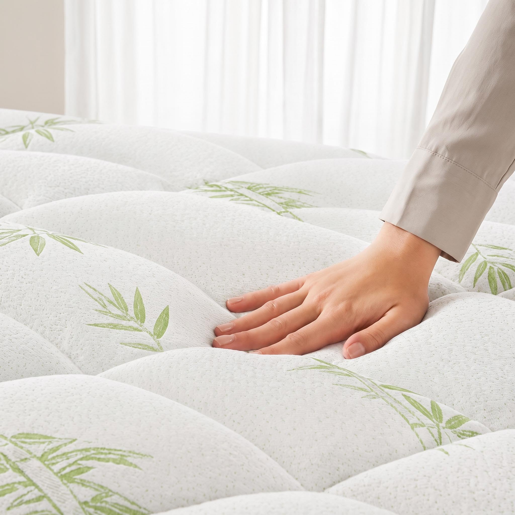 Bamboo Viscose Mattress Topper - Soft and Breathable Bedding