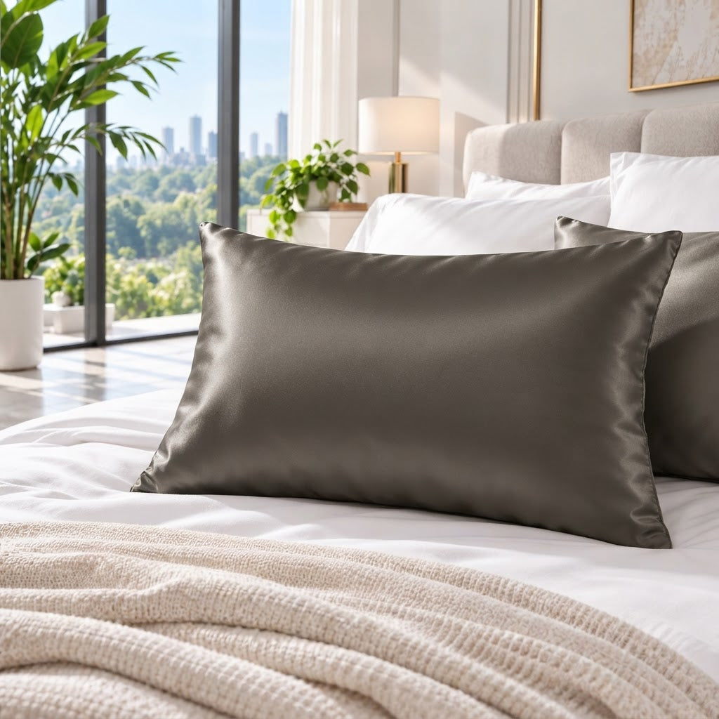 22 Momme Mulberry Silk Pillowcase for Hair with Envelope Closure