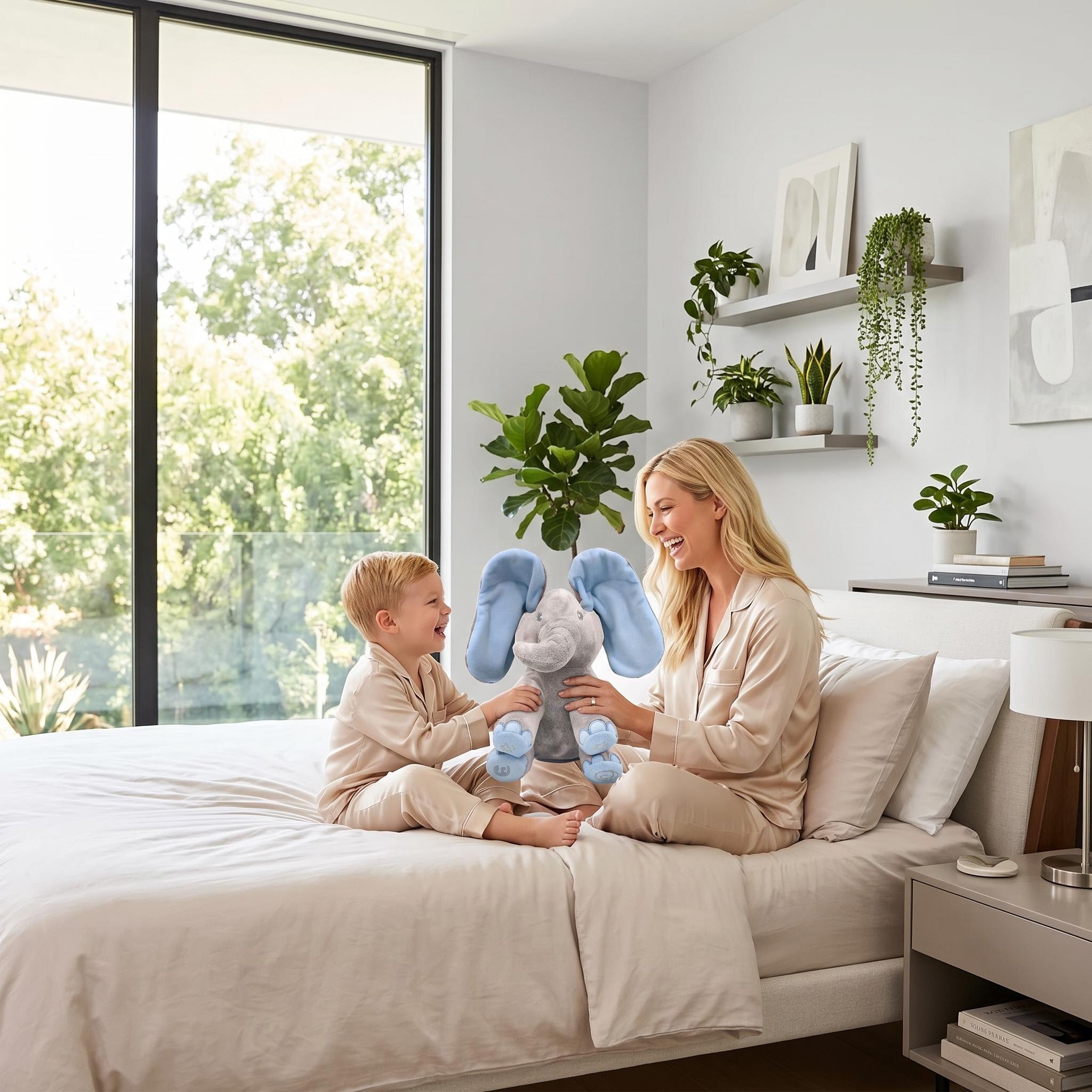 Animated Elephant Plush Toy for Interactive Play