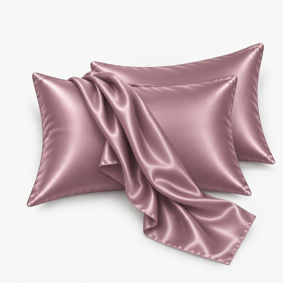 22 Momme Mulberry Silk Pillowcase with Hidden Zipper for Hair Care-Pillowcases-Glompi-Glompi