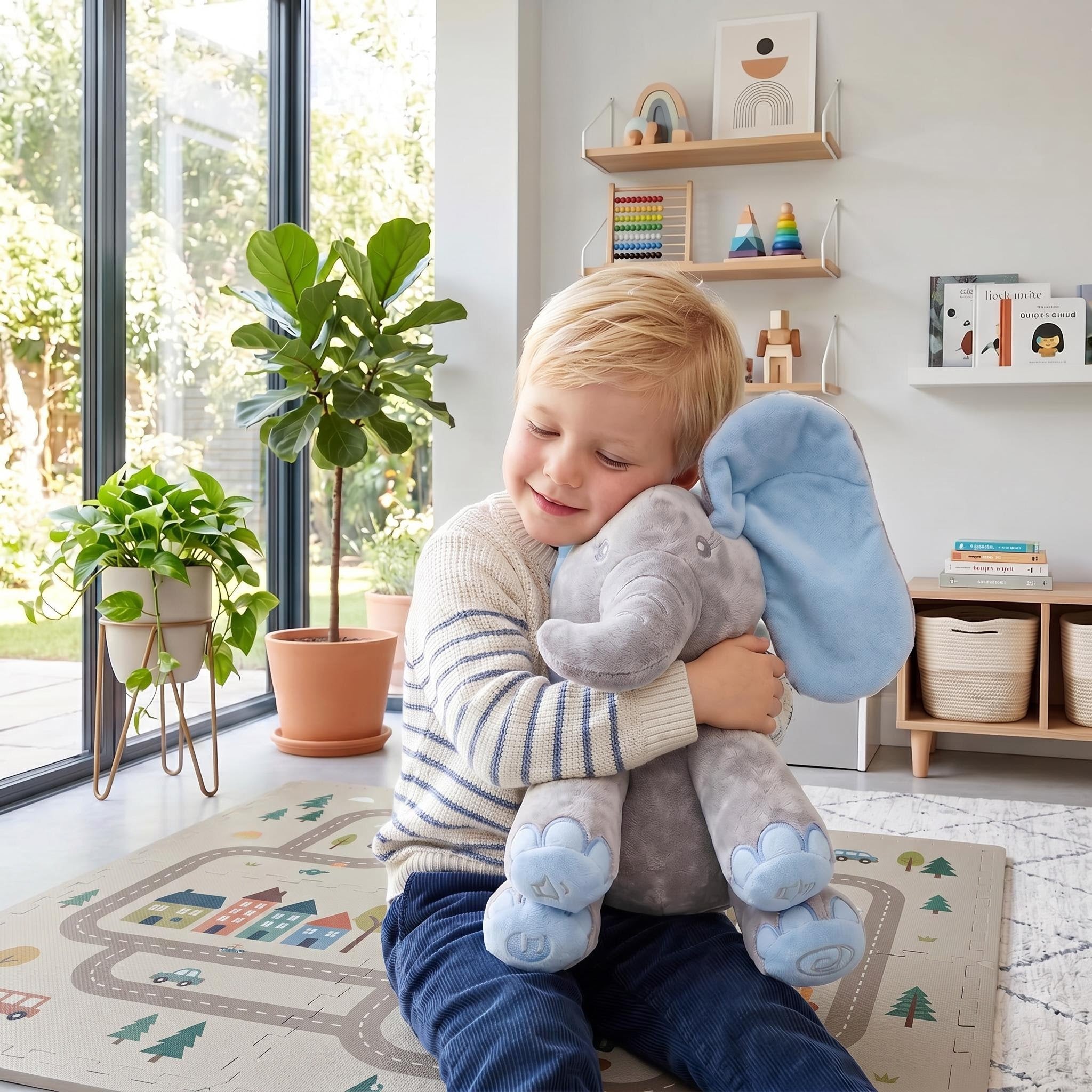Animated Elephant Plush Toy for Interactive Play