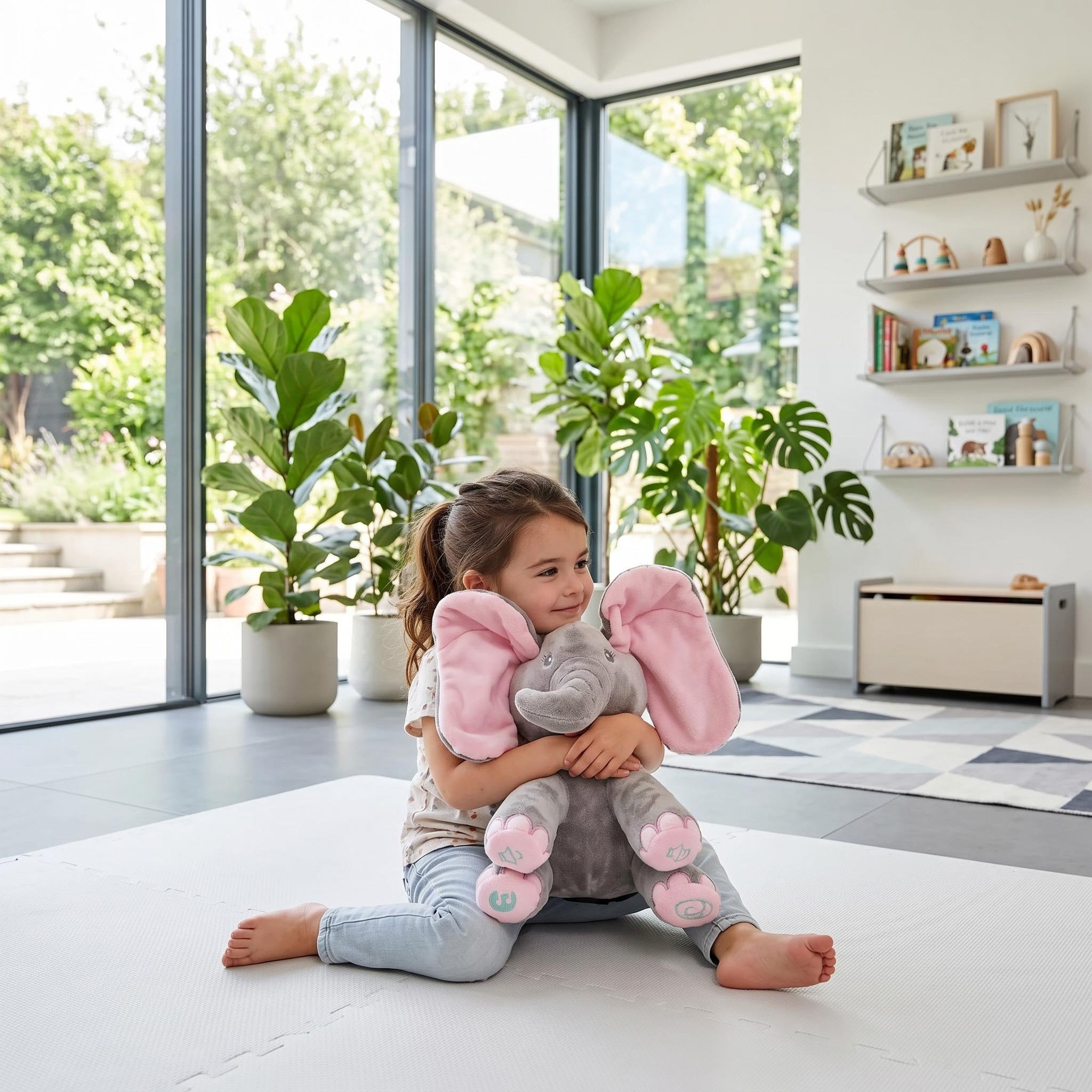Animated Elephant Plush Toy for Interactive Play