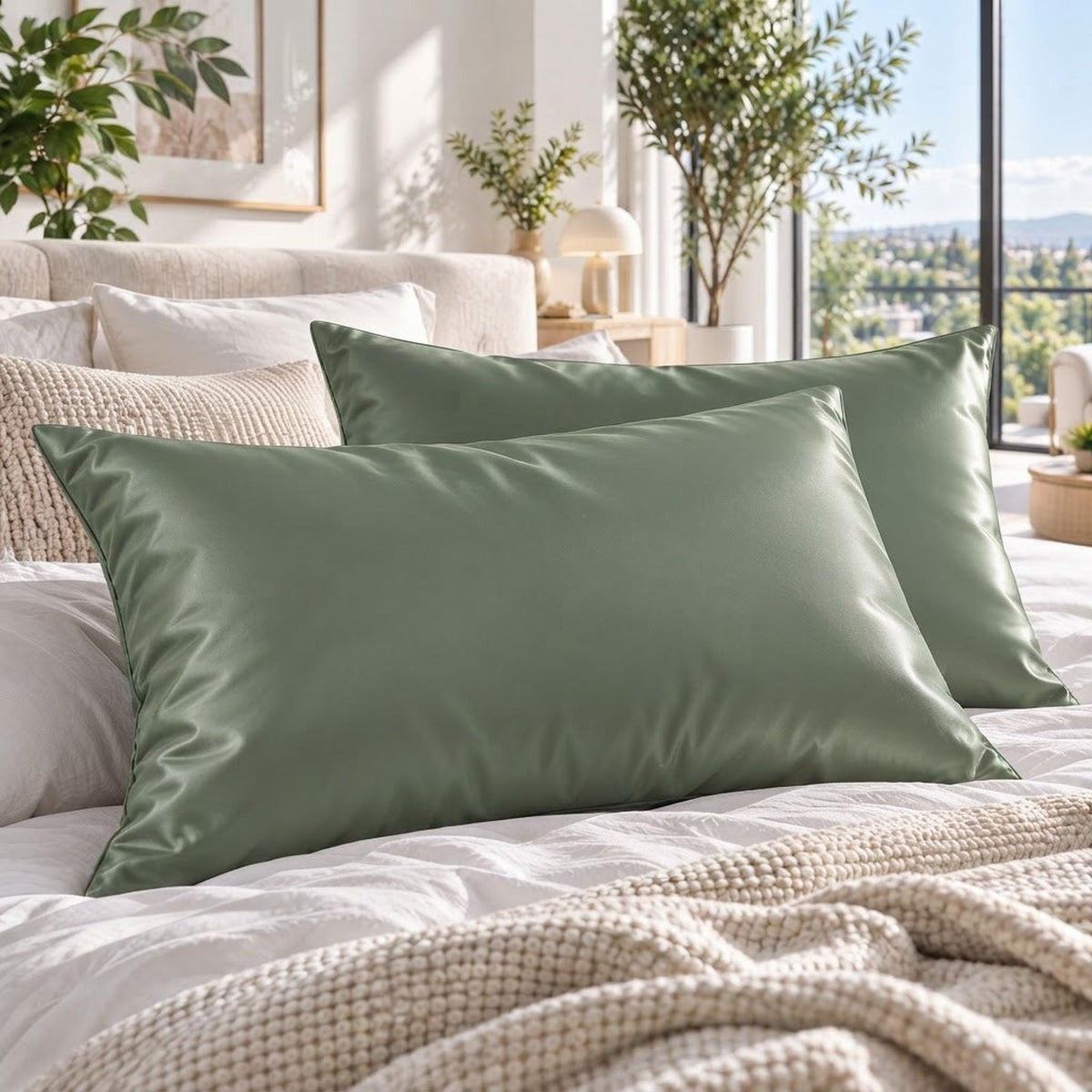 30-Momme Mulberry Silk Pillowcase with Envelope Closure-Pillowcases-Glompi-Glompi