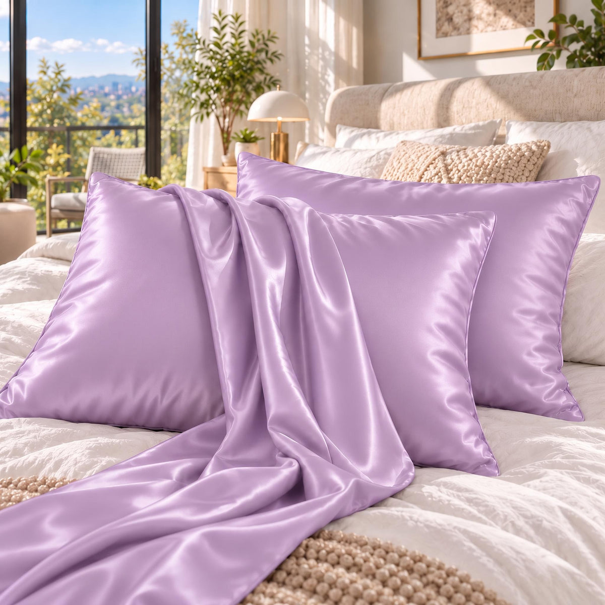 19 Momme Mulberry Silk Pillowcase for Hair Care with Envelope Closure