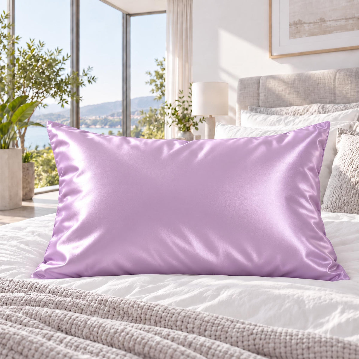 19 Momme Mulberry Silk Pillowcase for Hair Care with Envelope Closure