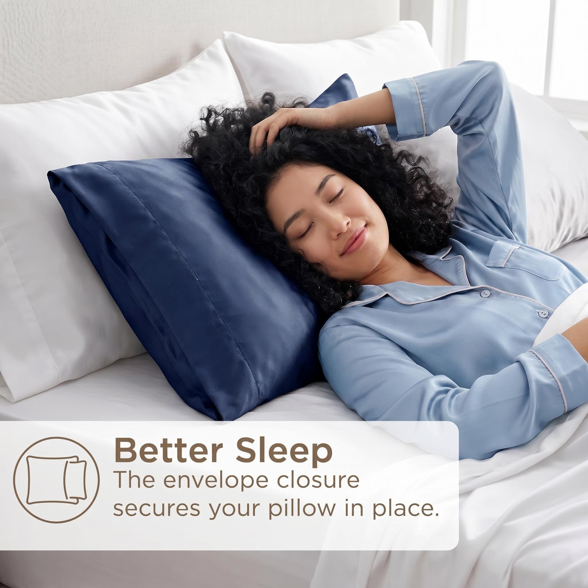 Silk Pillowcase Set for Hair - Luxurious Soft Texture