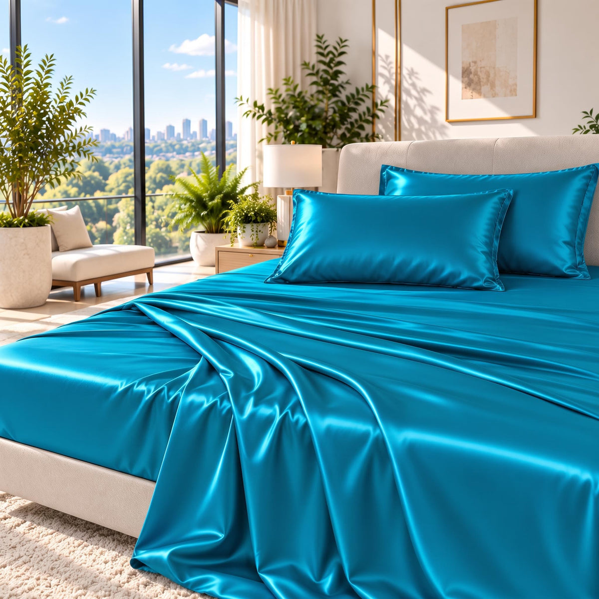 Elegant 25 Momme Mulberry Silk Bedding Set with Pillowcases