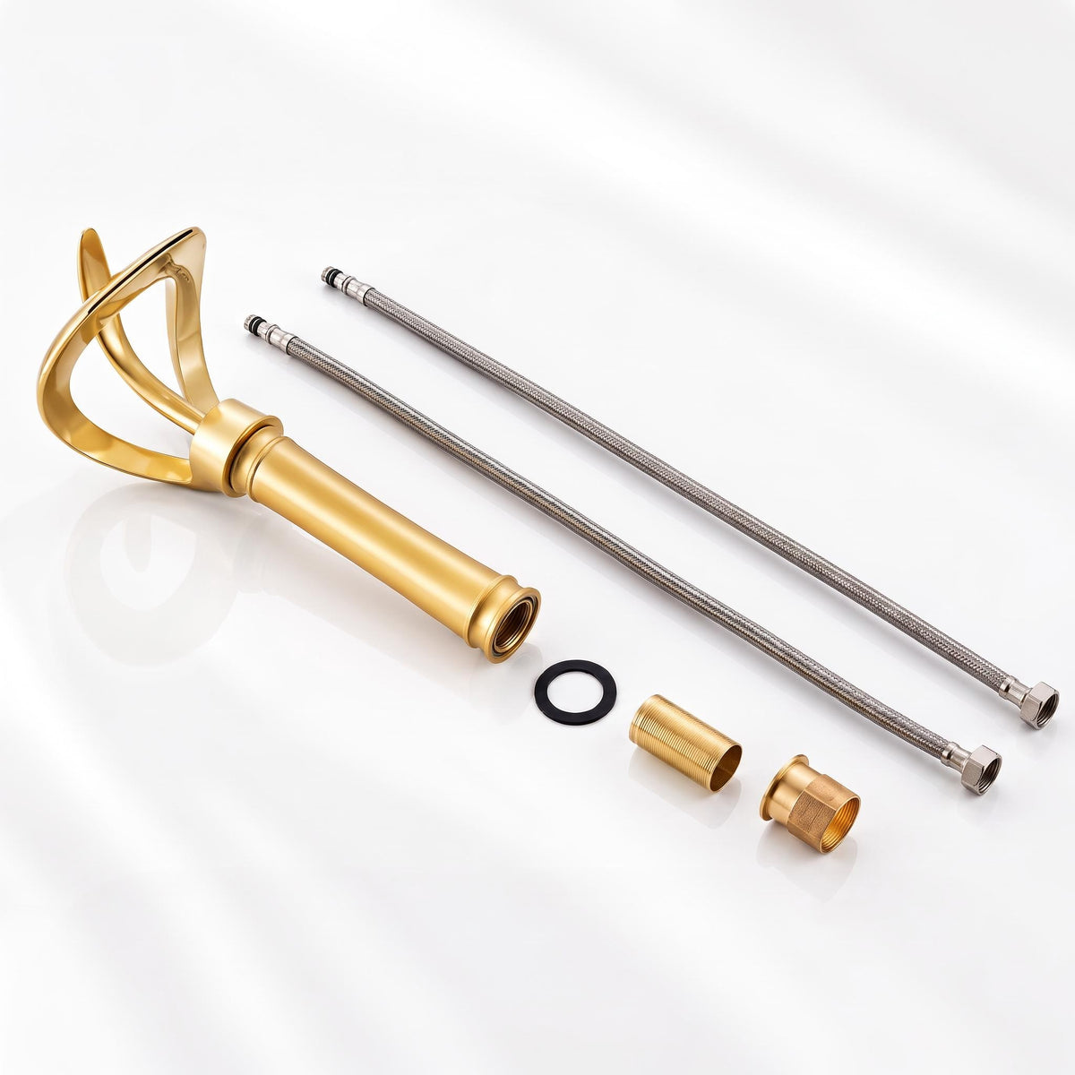 Waterfall Basin Mixer Tap – Solid Brass Modern Bathroom Sink Faucet