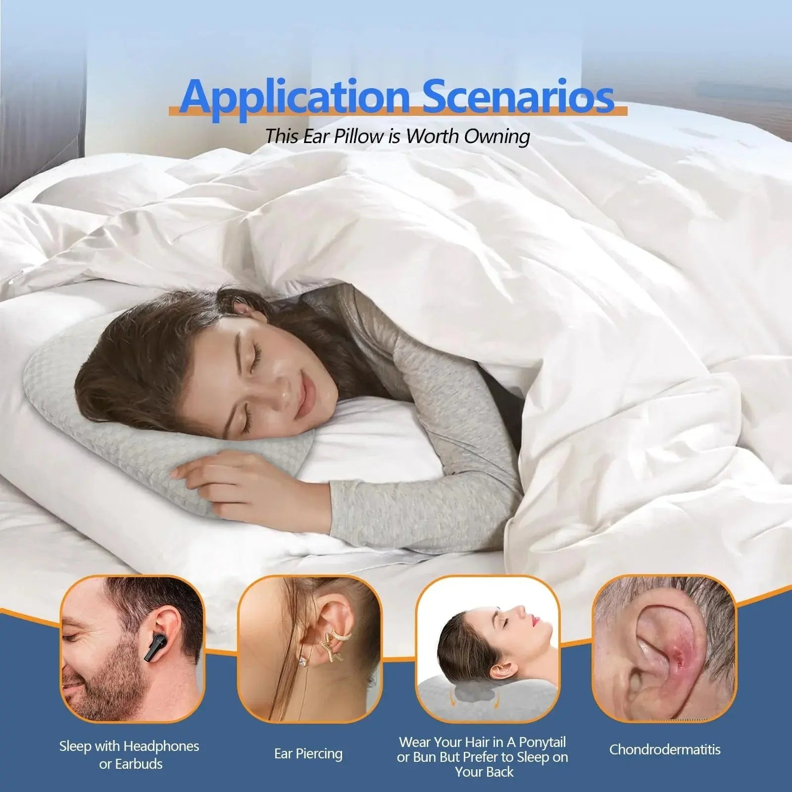 Adjustable Ear Support Pillow