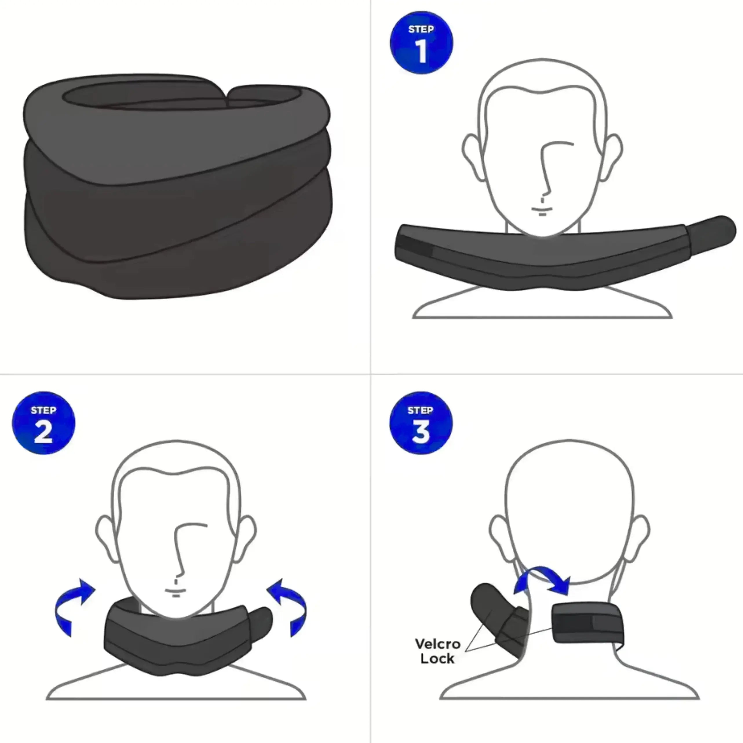 Adjustable Neck Support Pillow for Comfortable Sleep