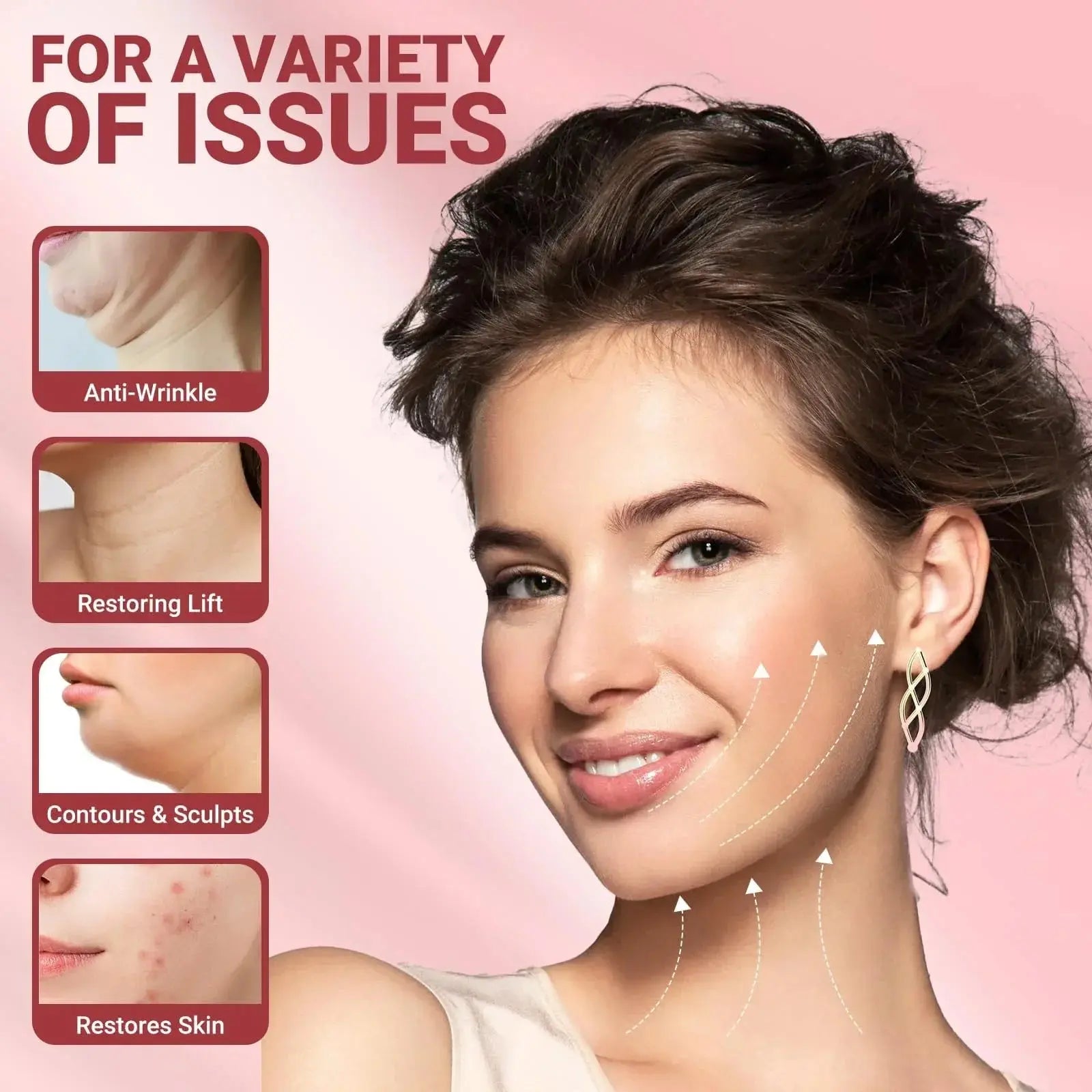 Adjustable V-Line Facial Lifting Strap