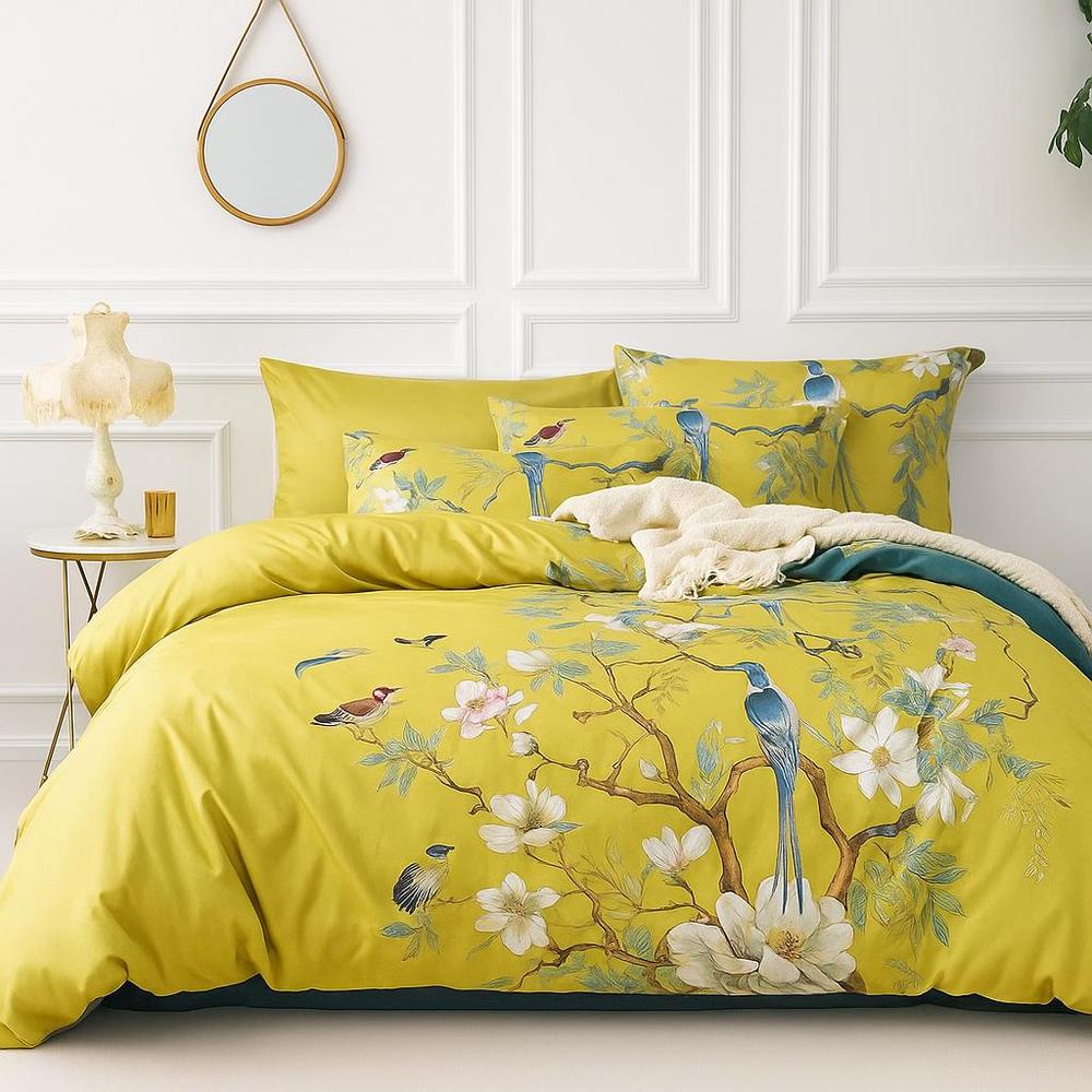 Bohemian Orient Duvet Cover Set - 100% Egyptian Cotton, 500 TC, King & Queen Sizes