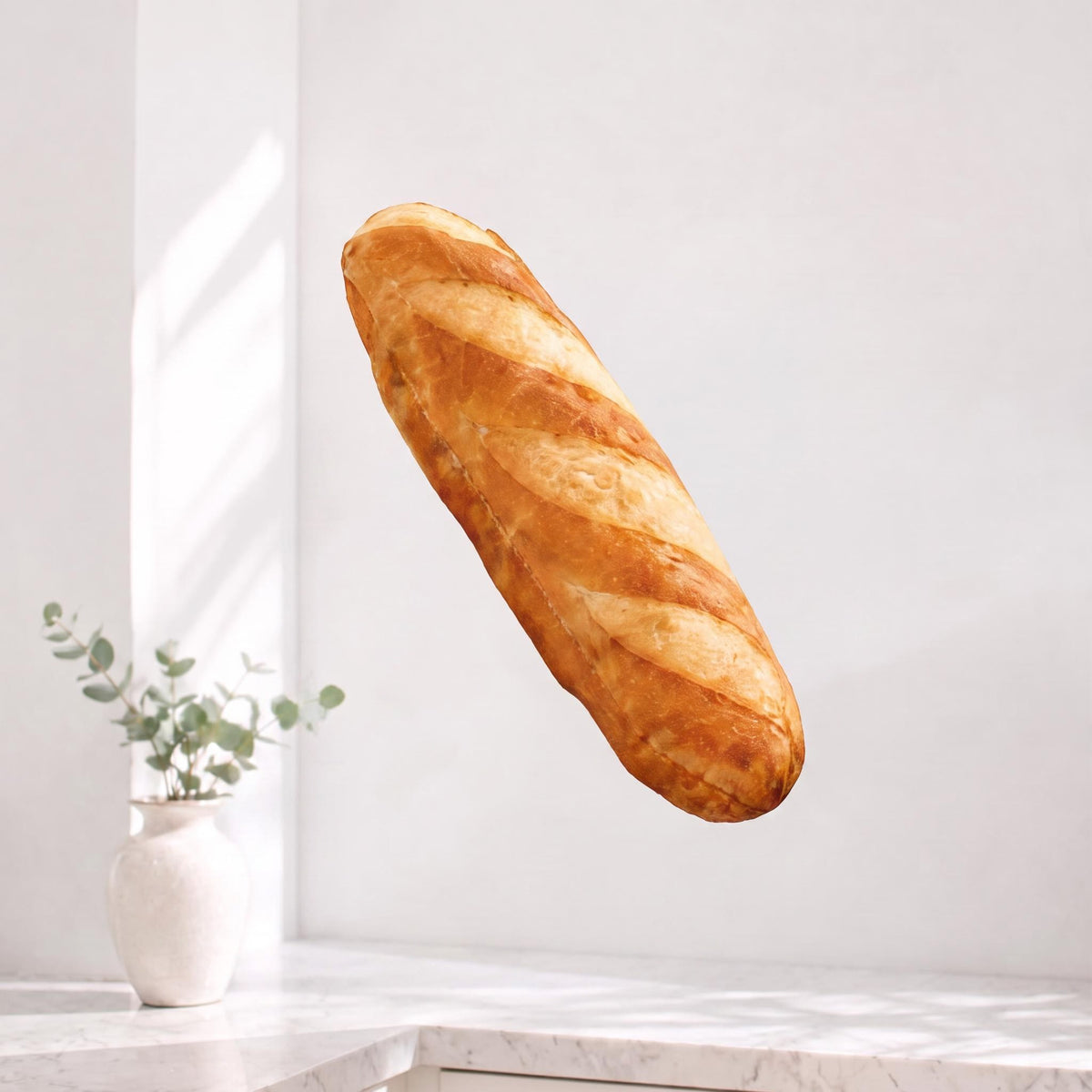 Bread-Shaped Soft Cushion for Home Decor Accent-Decorative Pillows & Cushions-Glompi-Glompi