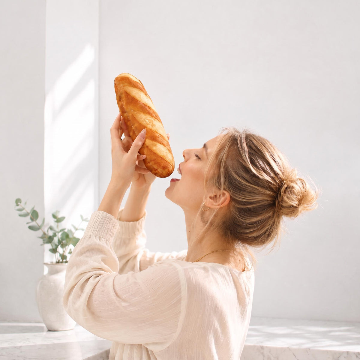 Bread-Shaped Soft Cushion for Home Decor Accent-Decorative Pillows & Cushions-Glompi-20cm-Glompi