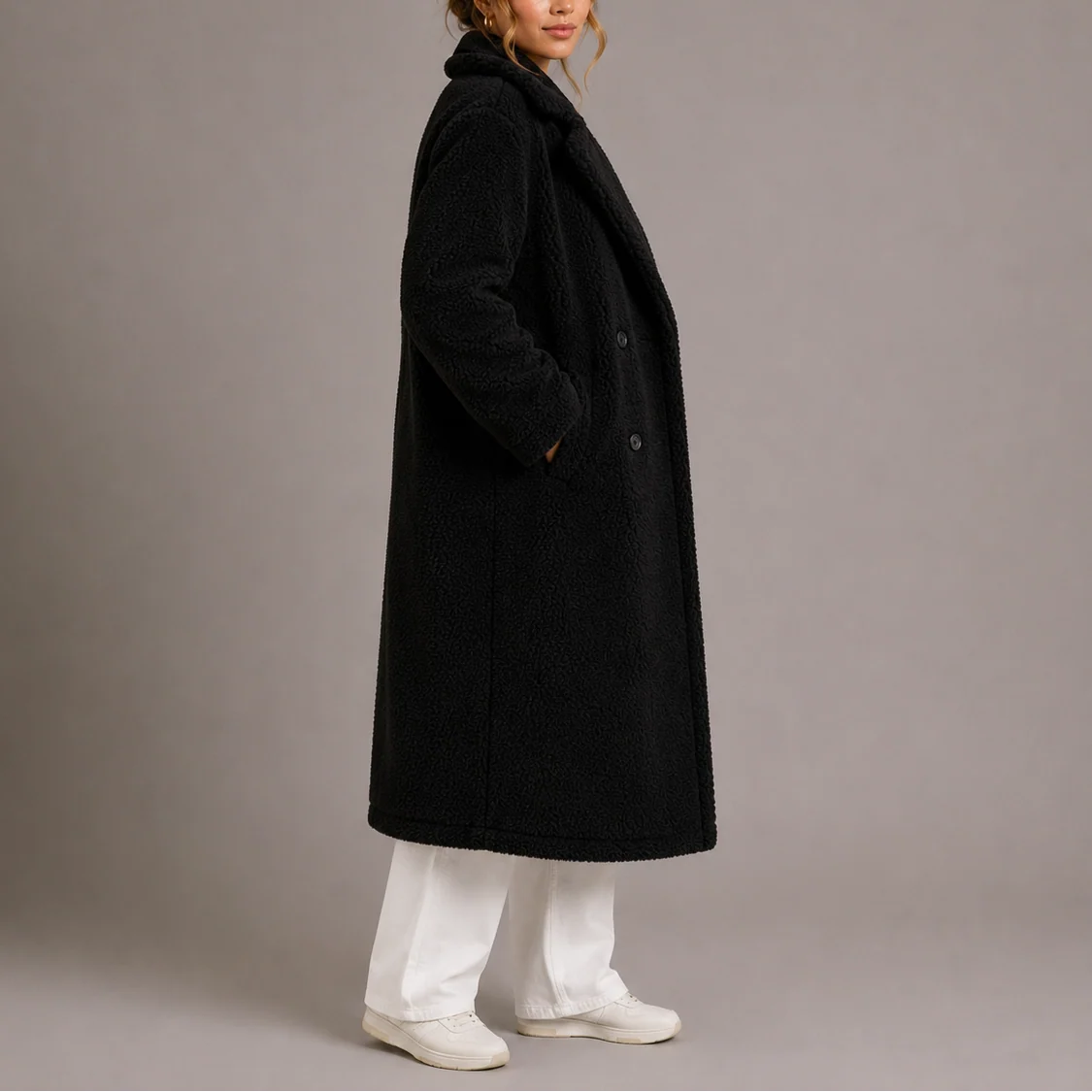 Classic Long Faux Fur Coat for Women, Winter Layering Essential 4