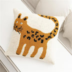 Cozy Half Velvet Blanket Set with Spotted Leopard Design & Pillow Cover