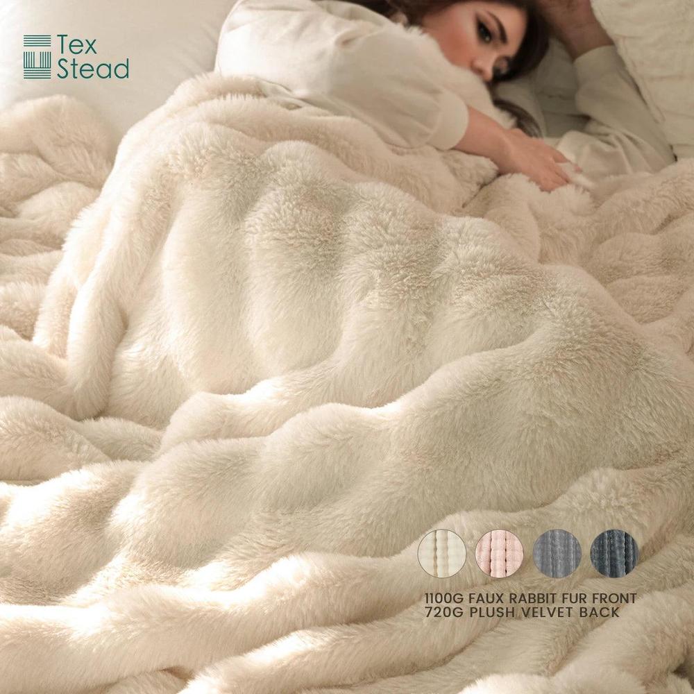 CozySoft Plush Fluffy Blanket - Soft, Versatile Couch & Bed Decor