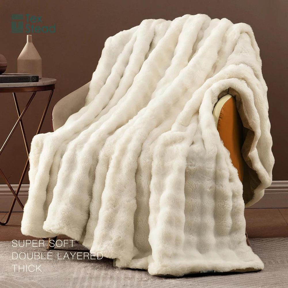CozySoft Plush Fluffy Blanket - Soft, Versatile Couch & Bed Decor