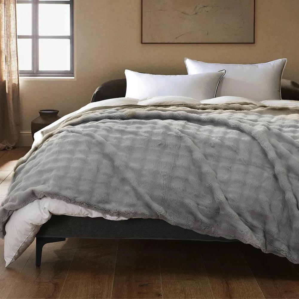 CozySoft Plush Fluffy Blanket - Soft, Versatile Couch & Bed Decor