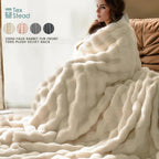 CozySoft Plush Fluffy Blanket - Soft, Versatile Couch & Bed Decor
