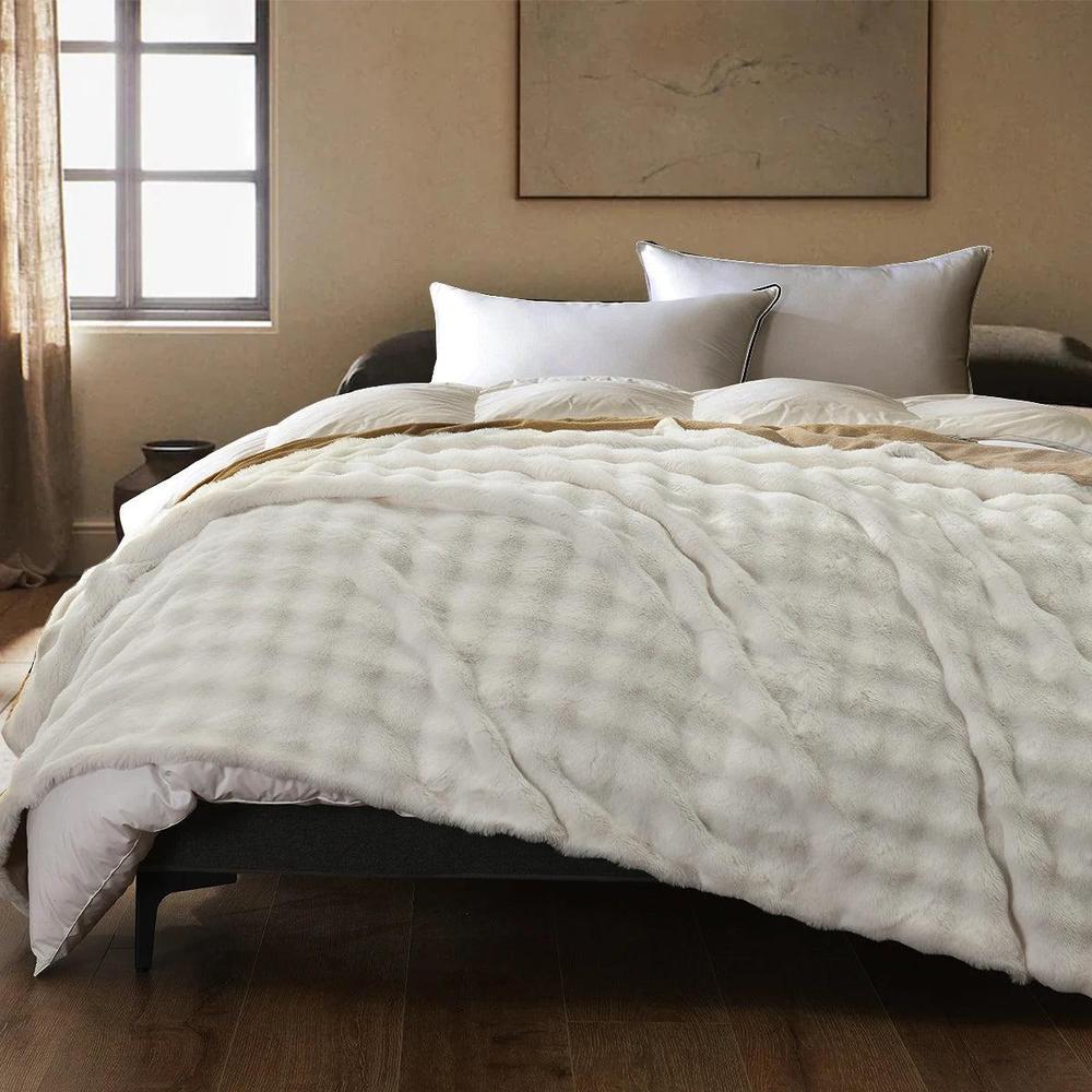 CozySoft Plush Fluffy Blanket - Soft, Versatile Couch & Bed Decor