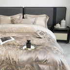 Damask Chic - 100% Egyptian Cotton Bedding Set with 1000 Thread Count