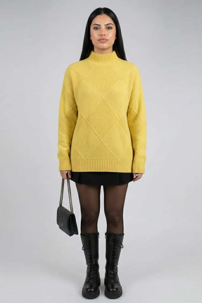Elegant Cashmere Turtleneck Sweater for Women 2