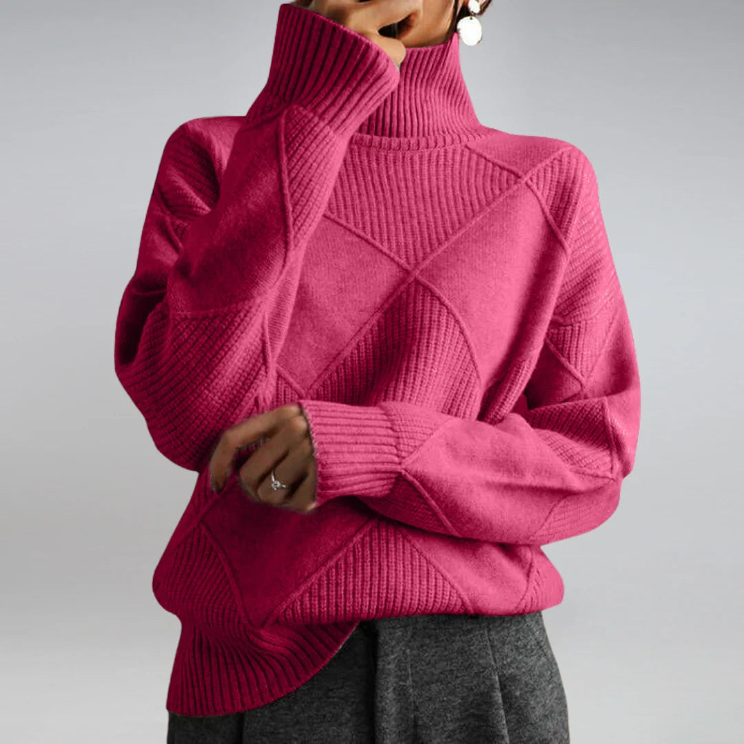Elegant Cashmere Turtleneck Sweater for Women 8