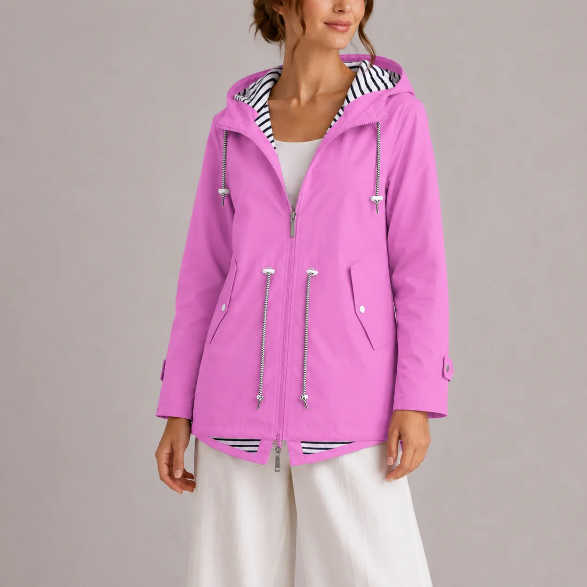 Elegant Women's Waterproof Jacket for All Seasons 0