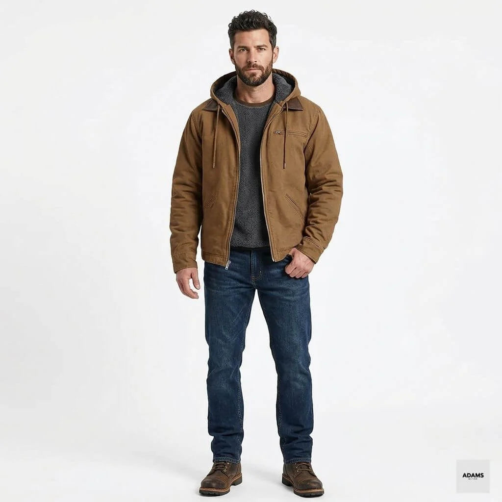 Elegant Waterproof Men's Jacket for Outdoor and Urban Wear 1