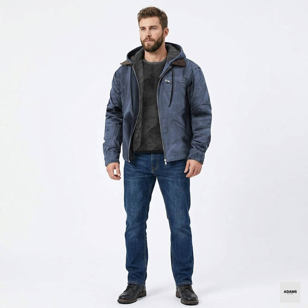Elegant Waterproof Men's Jacket for Outdoor and Urban Wear 3