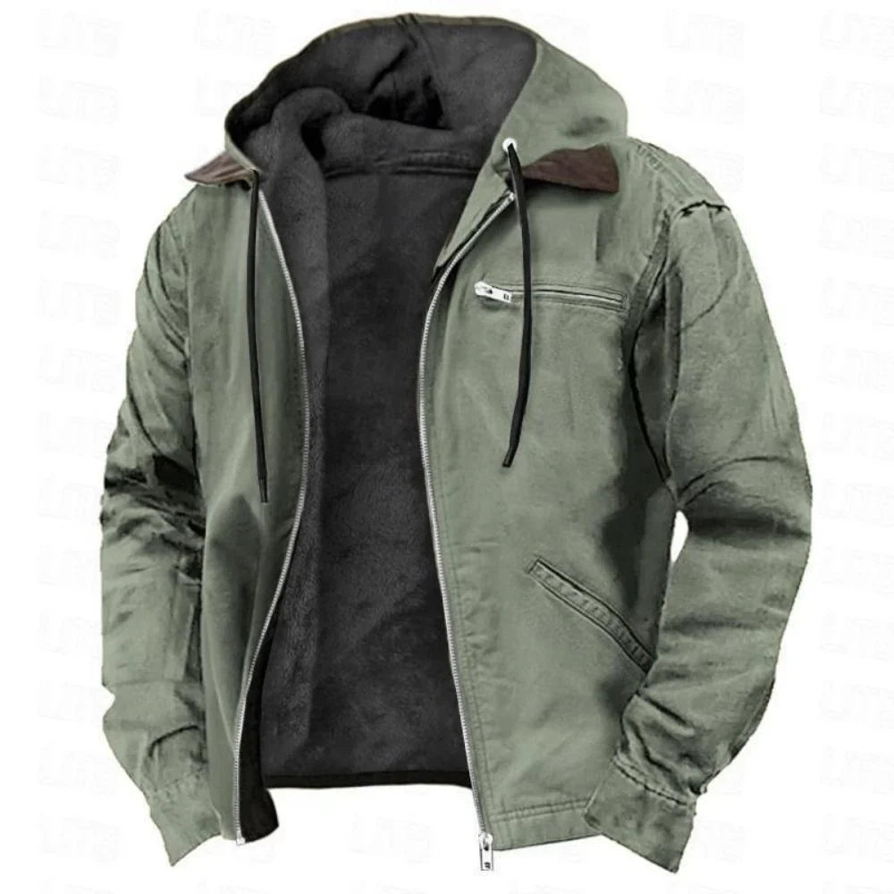 Elegant Waterproof Men's Jacket for Outdoor and Urban Wear 4