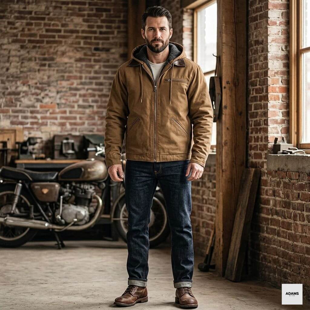 Elegant Waterproof Men's Jacket for Outdoor and Urban Wear 8