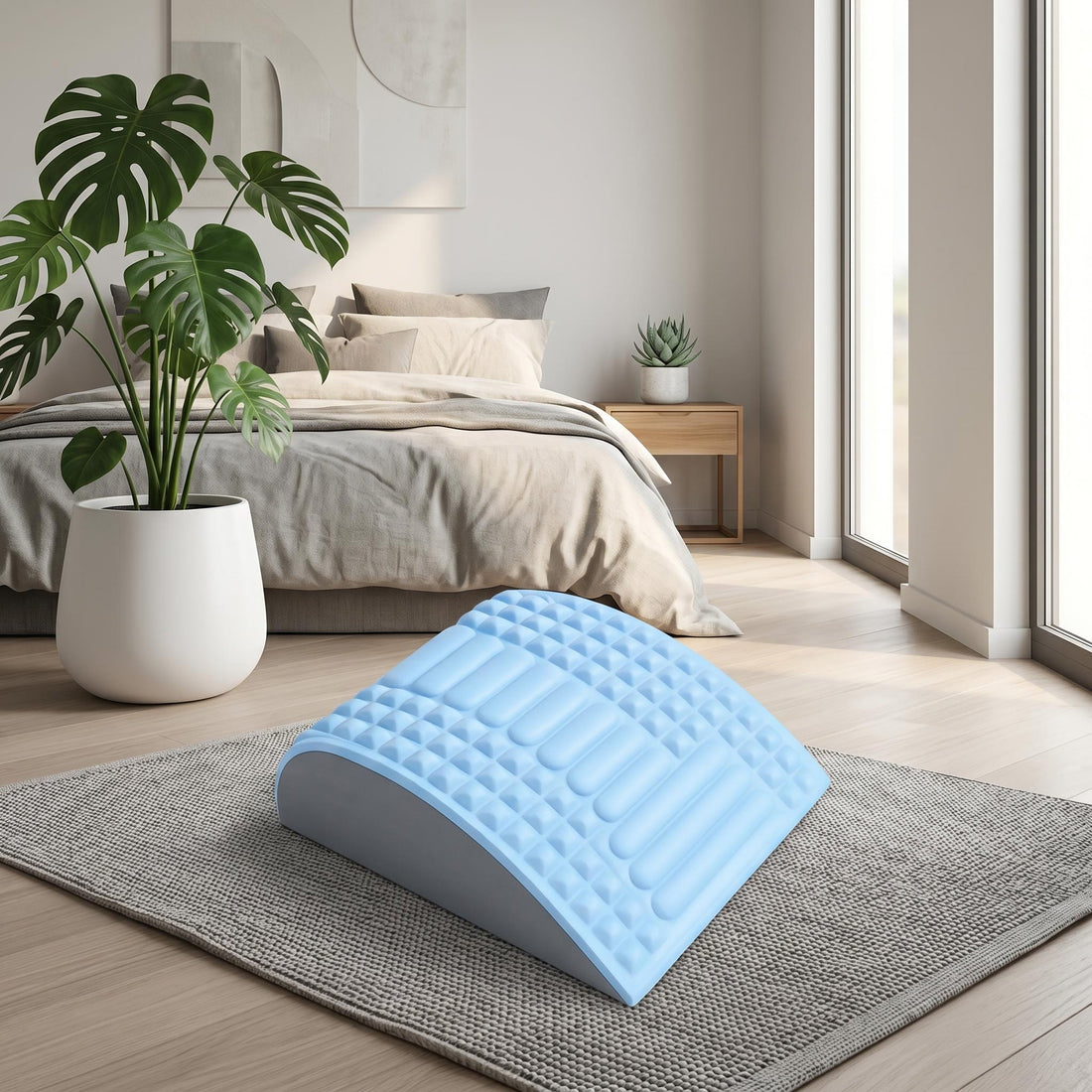 Ergonomic Back Stretcher & Neck Support Pillow