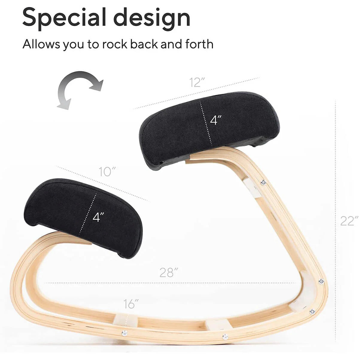 Posture Support Ergonomic Kneeling Chair
