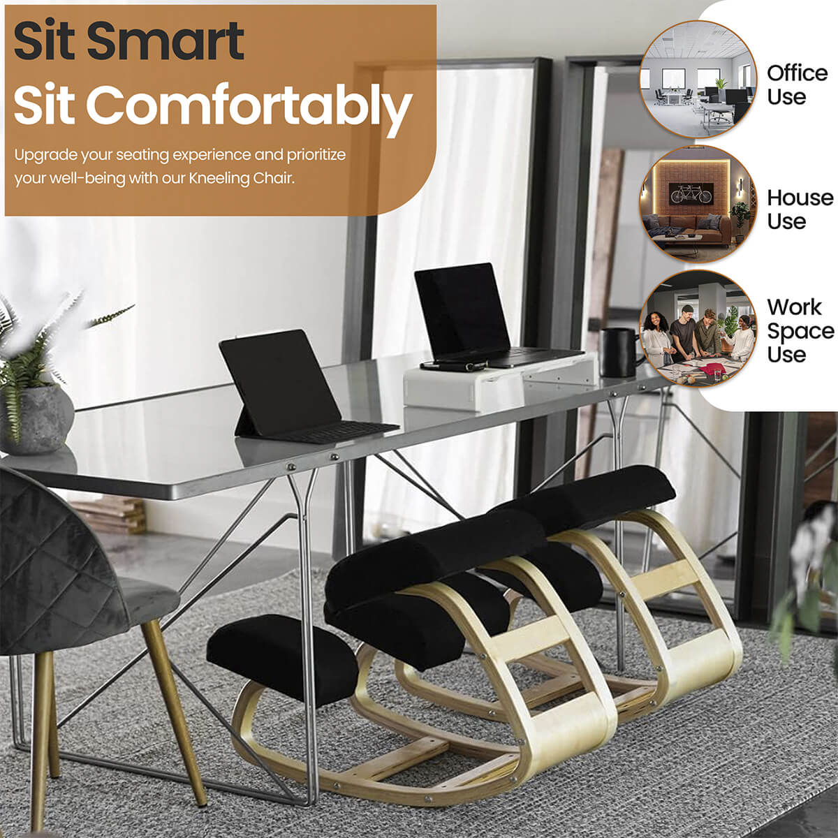 Posture Support Ergonomic Kneeling Chair