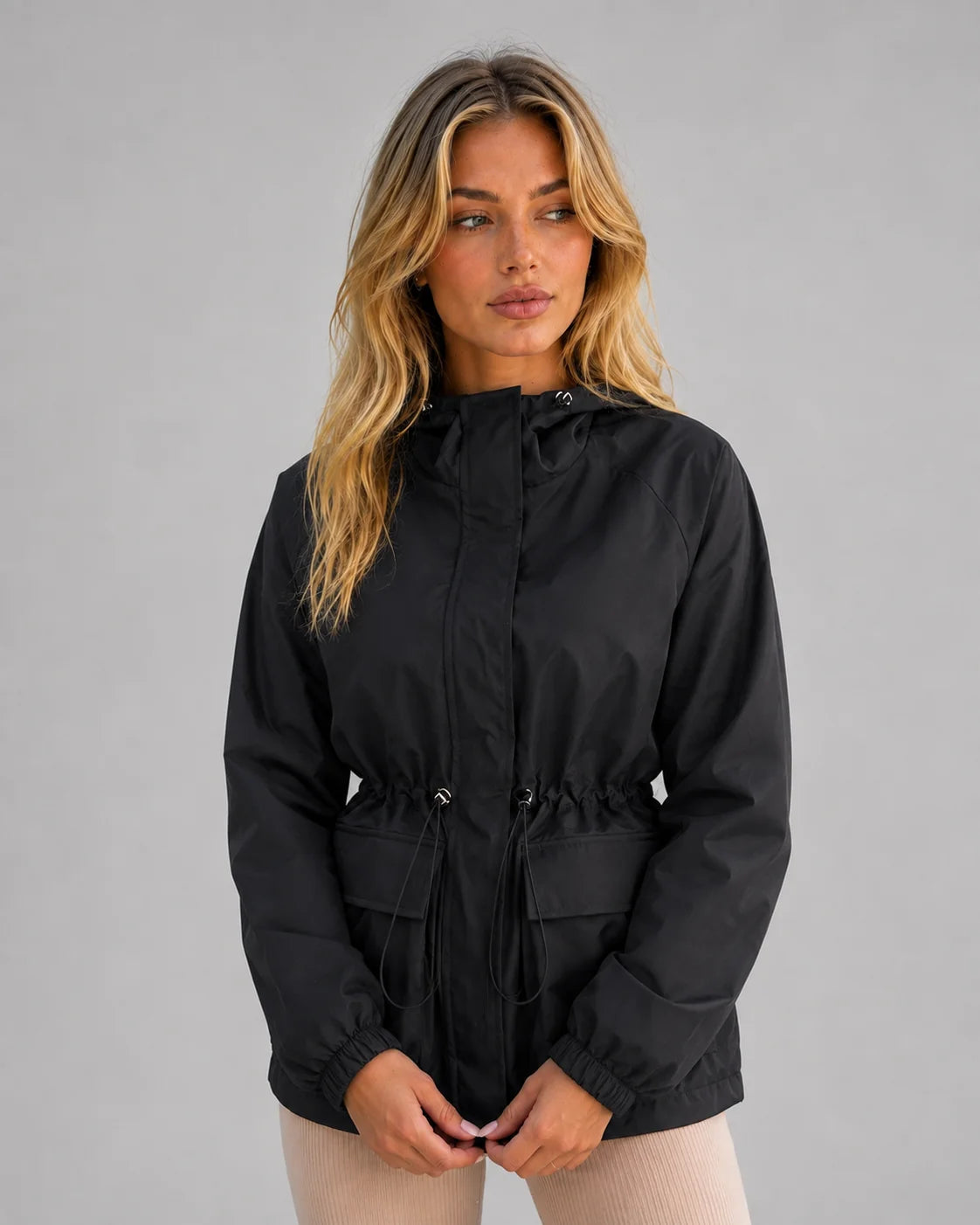 Hooded Lightweight Rain Jacket for Women 4
