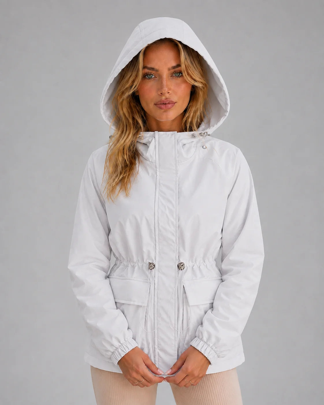 Hooded Lightweight Rain Jacket for Women 5