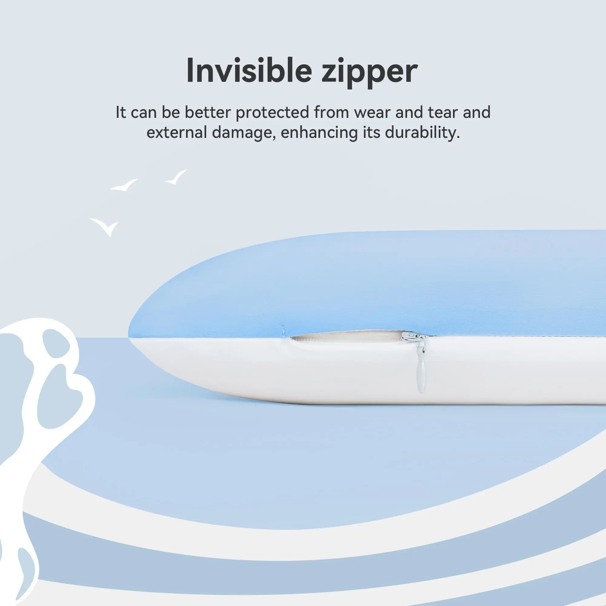 Hyper Slim Memory Foam Pillow